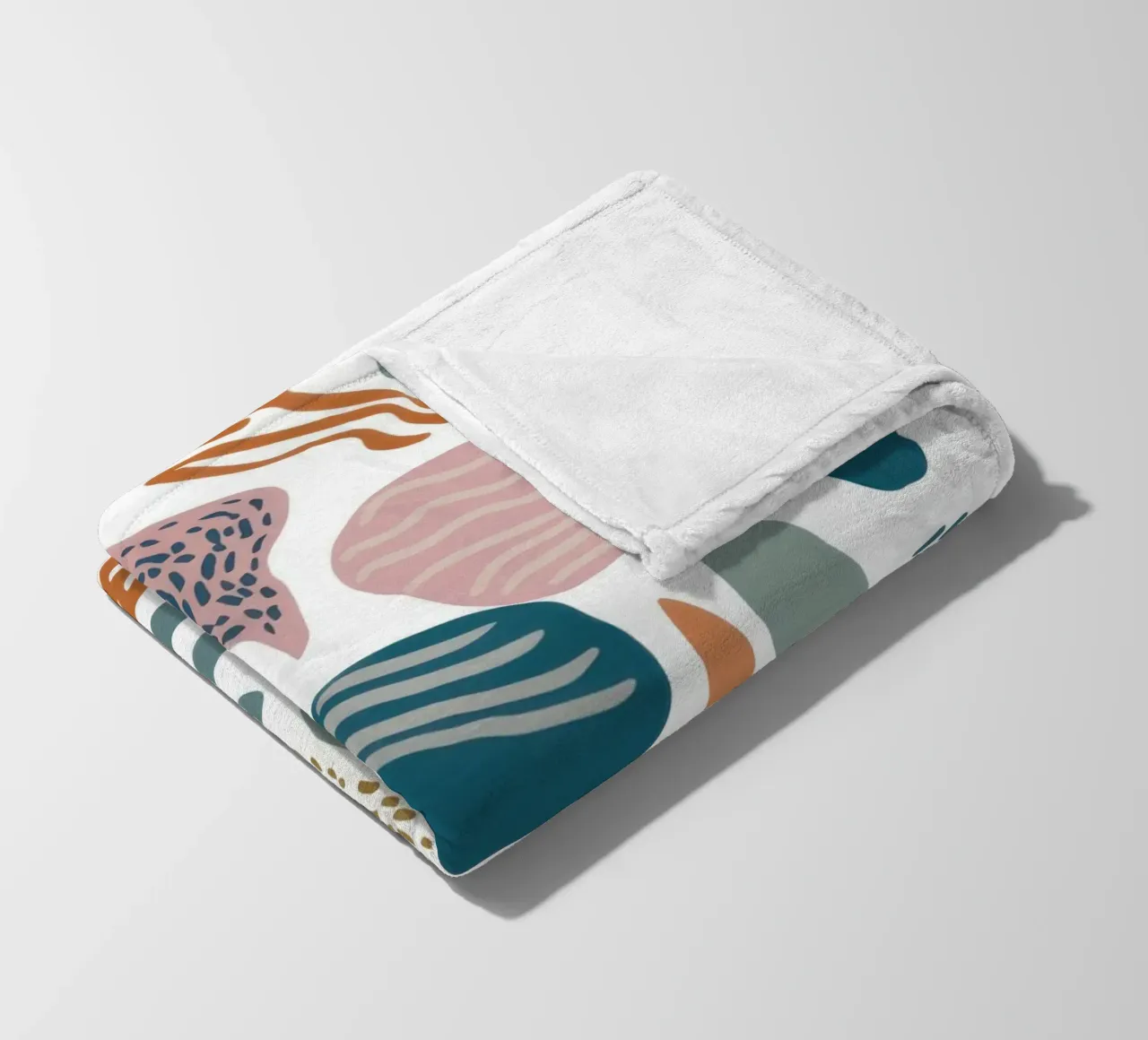Spargimento di forme terrestri coperta in pile da Obs Canvas