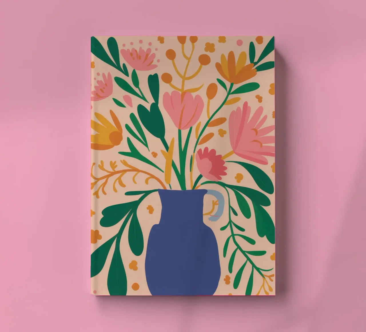 Fiori morbidi in blu diario da Luna Aura