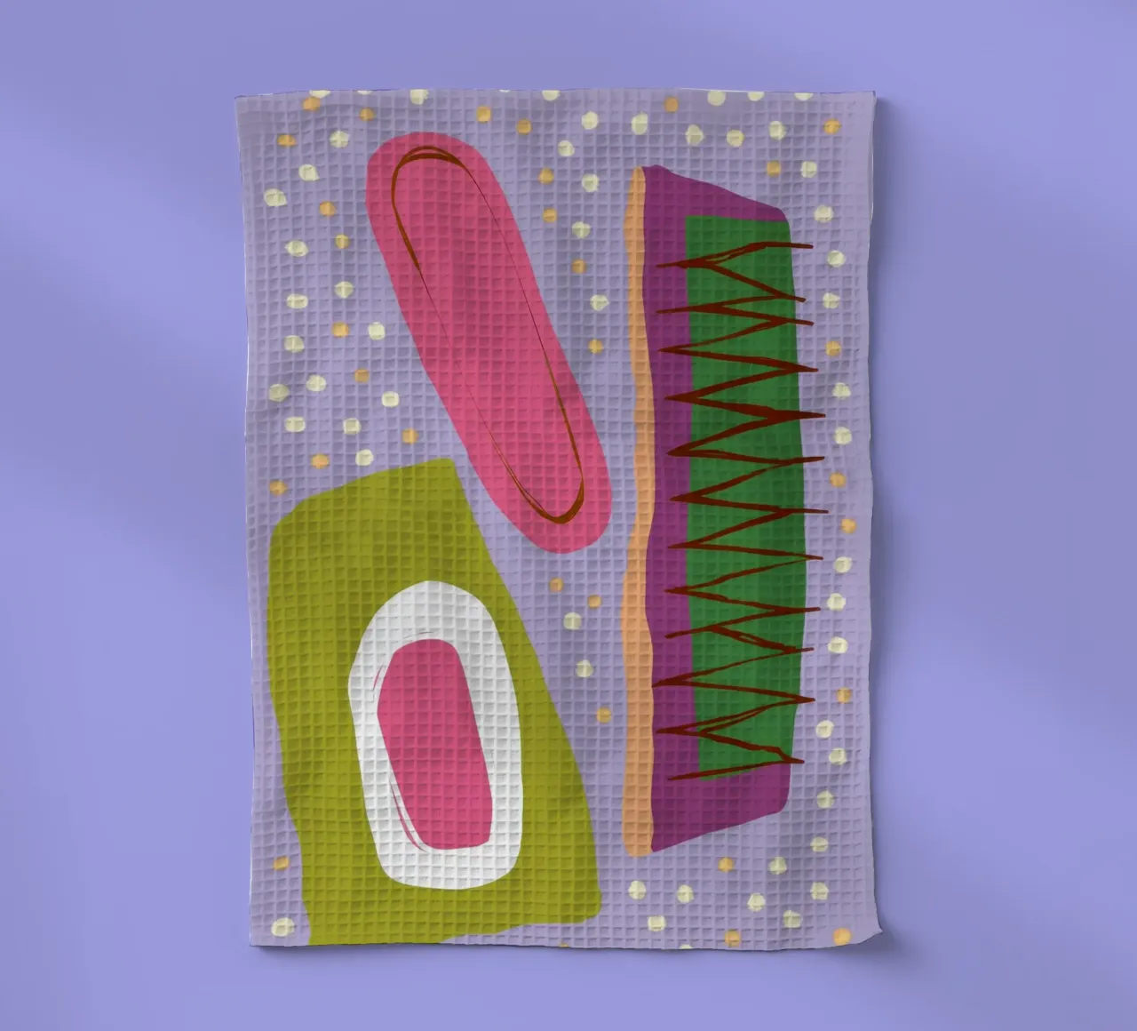 Organic Form Still Life tea towel by Thistle Bloom