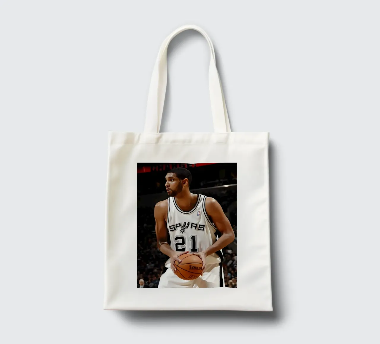 Tim Duncan borsa in juta da Low poly art