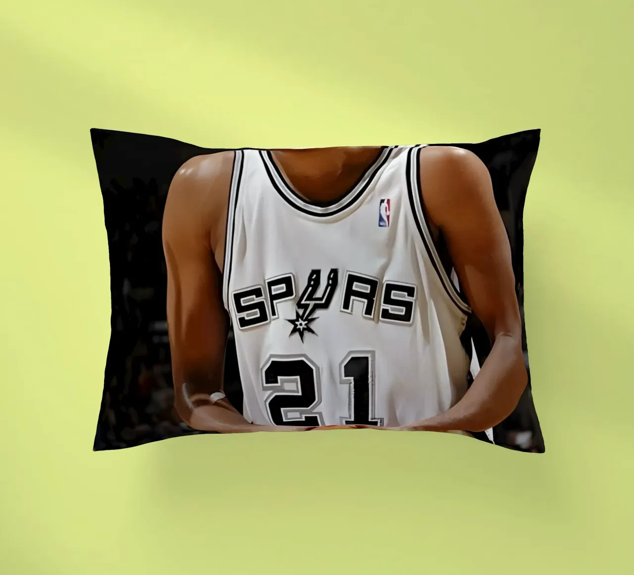 Tim Duncan cuscino da Low poly art