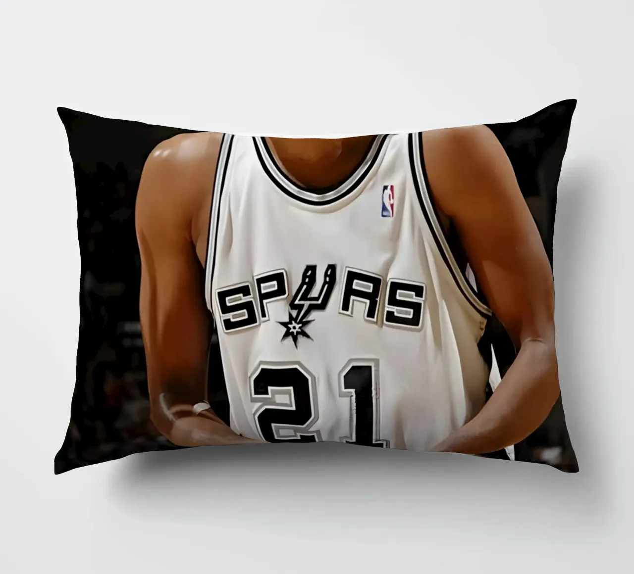 Tim Duncan cuscino da Low poly art