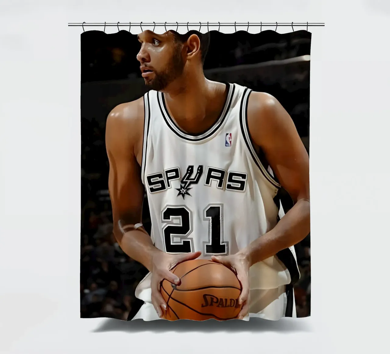 Tim Duncan tenda da doccia da Low poly art