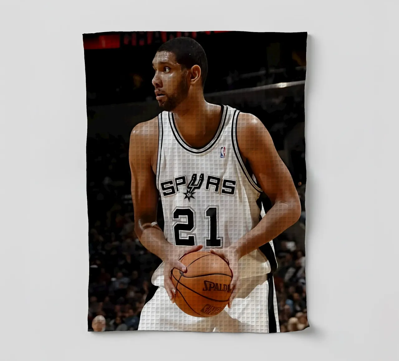 Tim Duncan canovaccio da cucina da Low poly art