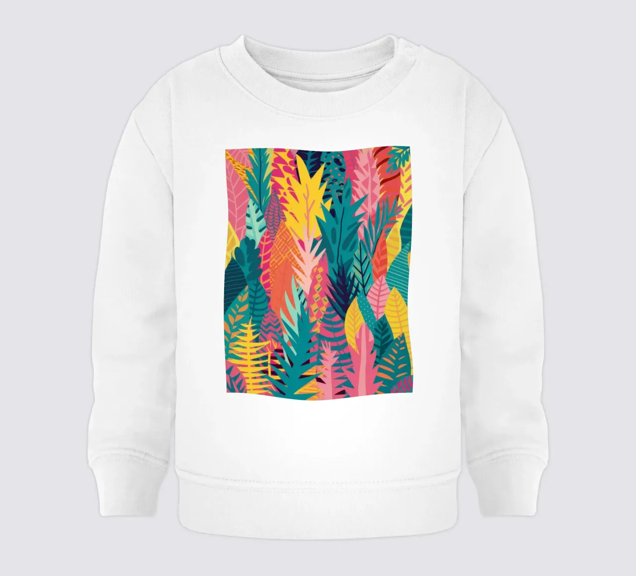 Vivid Tropic Pattern baby sweatshirt by Obs Canvas