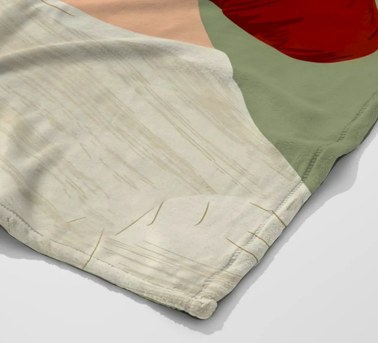 Ruby Haired Reverie Fleecedecke von Trace Brush