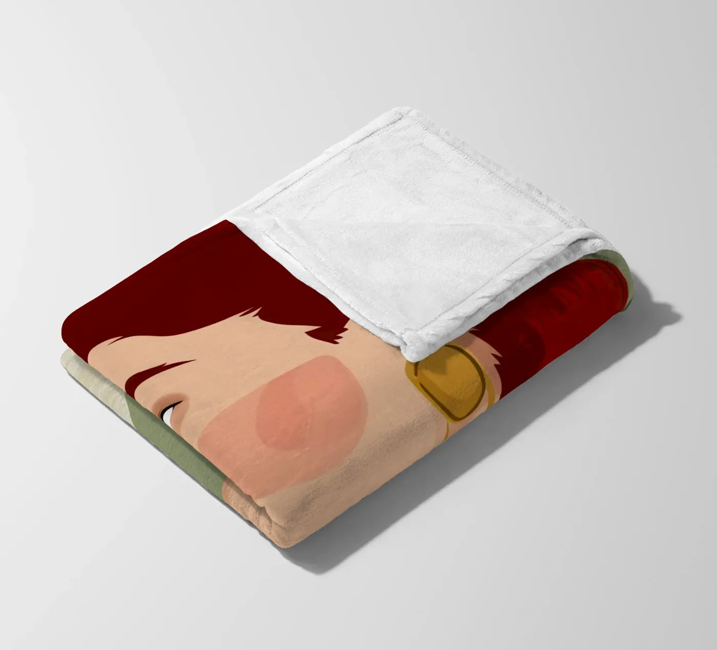 Ruby Haired Reverie fleecedeken van Trace Brush