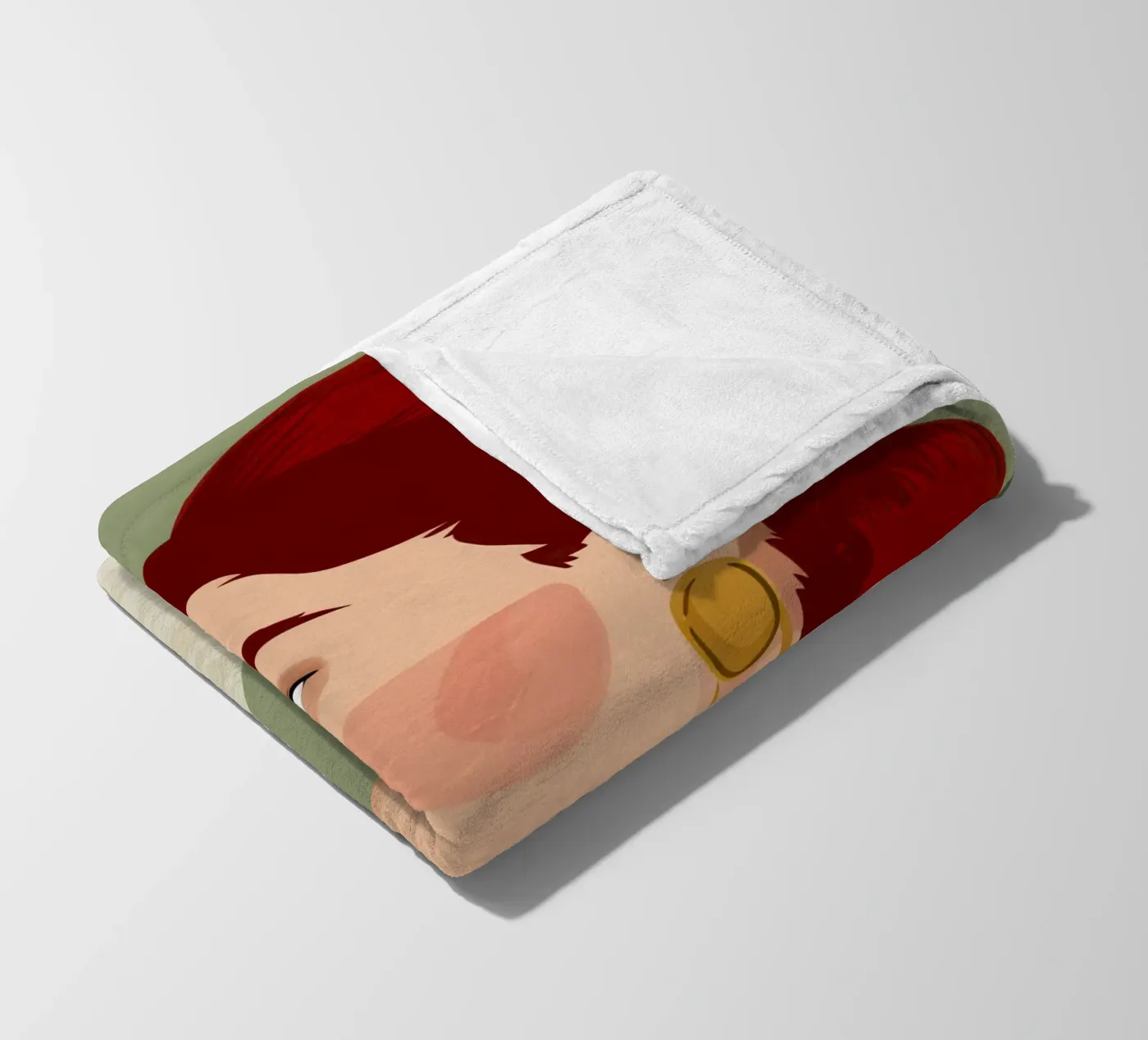 Ruby Haired Reverie fleecedeken van Trace Brush