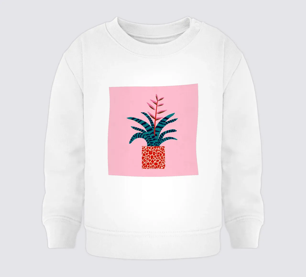 Bromeliade felpa neonato da Asha Designs