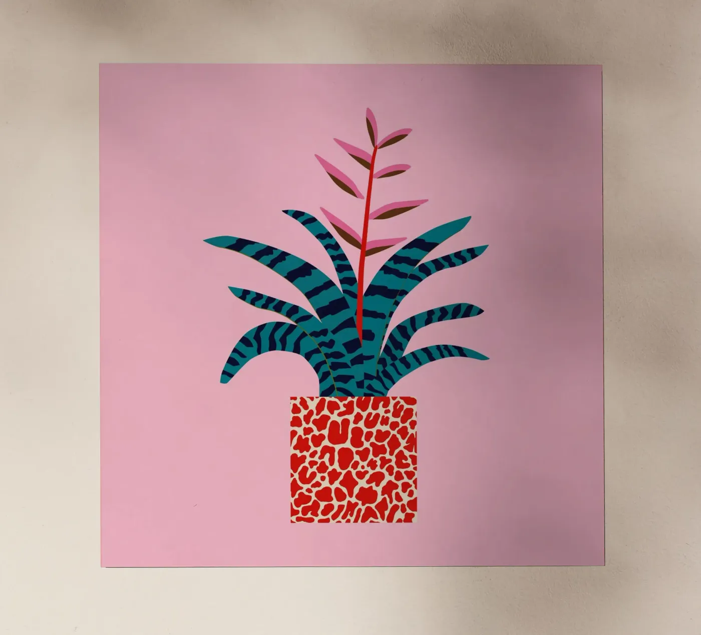 Bromeliade pellicola backlit da Asha Designs