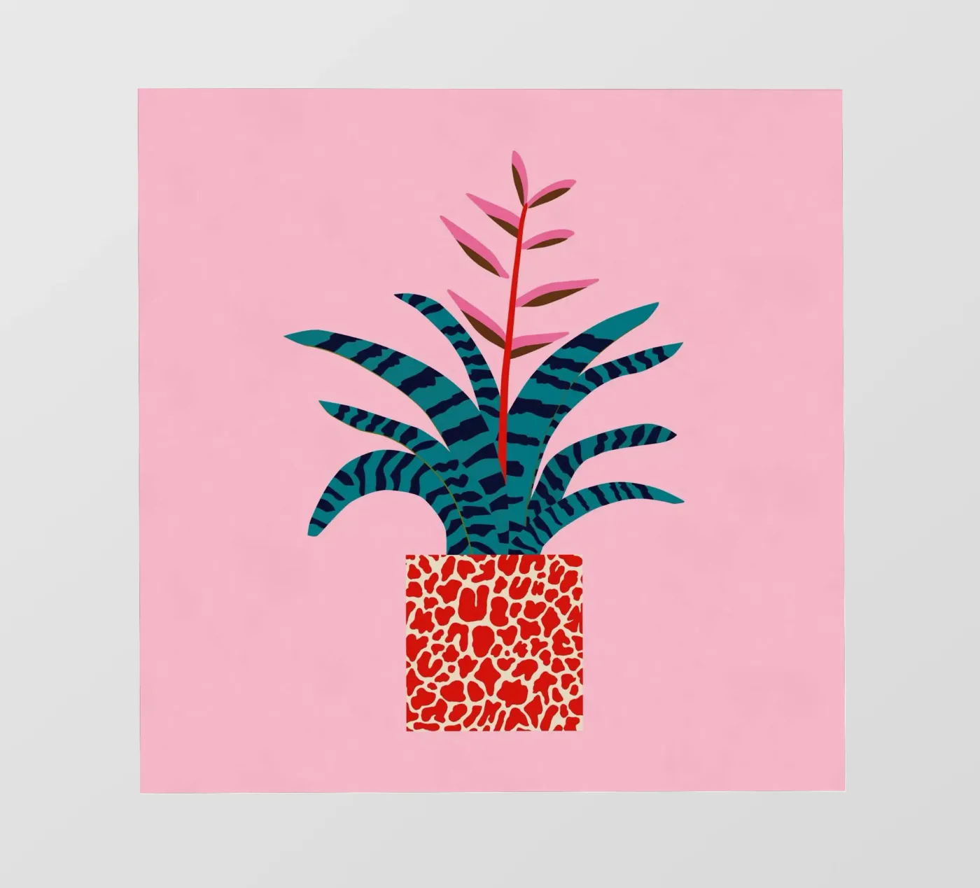 Bromeliade telo in pvc da Asha Designs