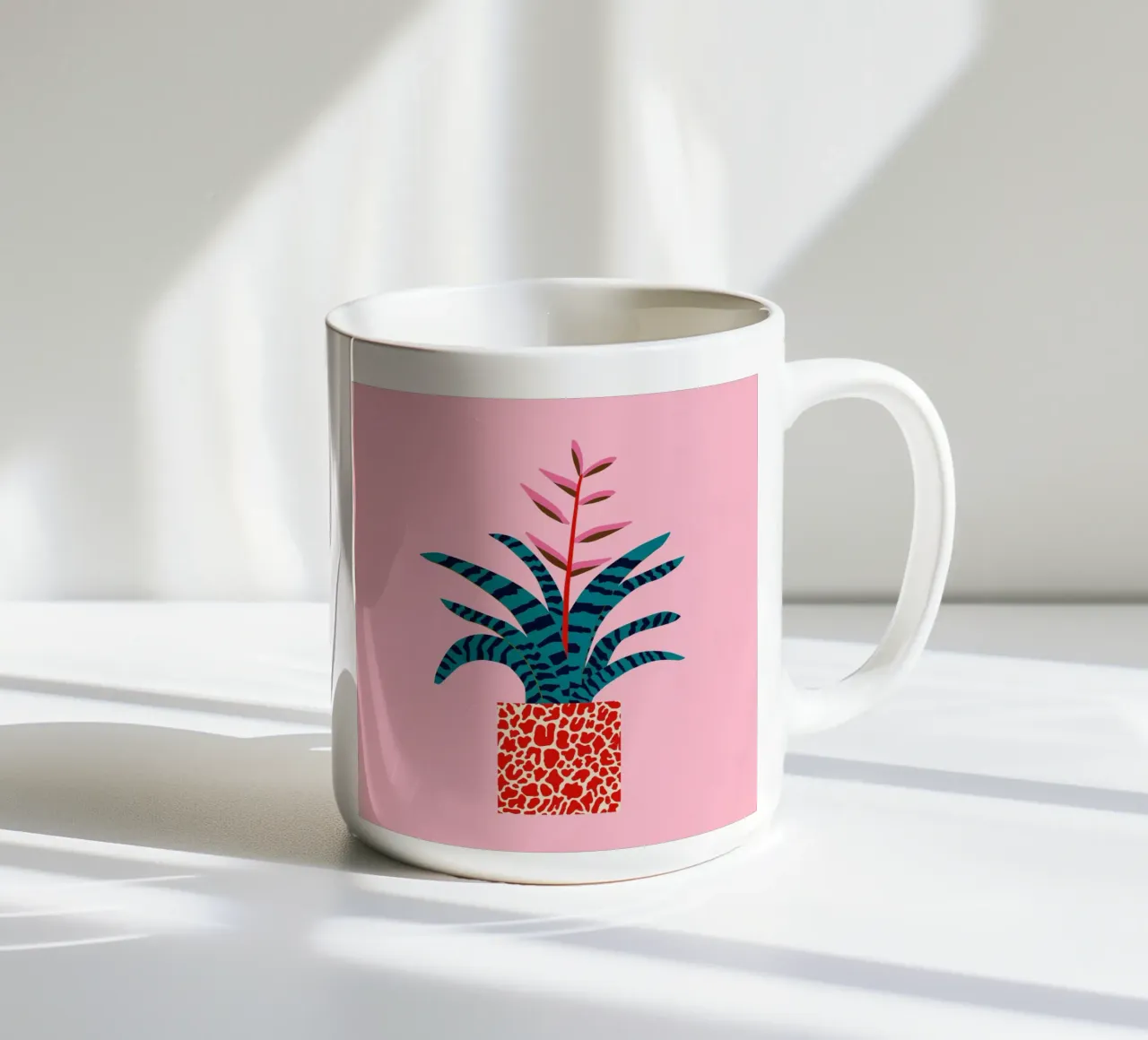 Bromeliade tazza in ceramica da Asha Designs