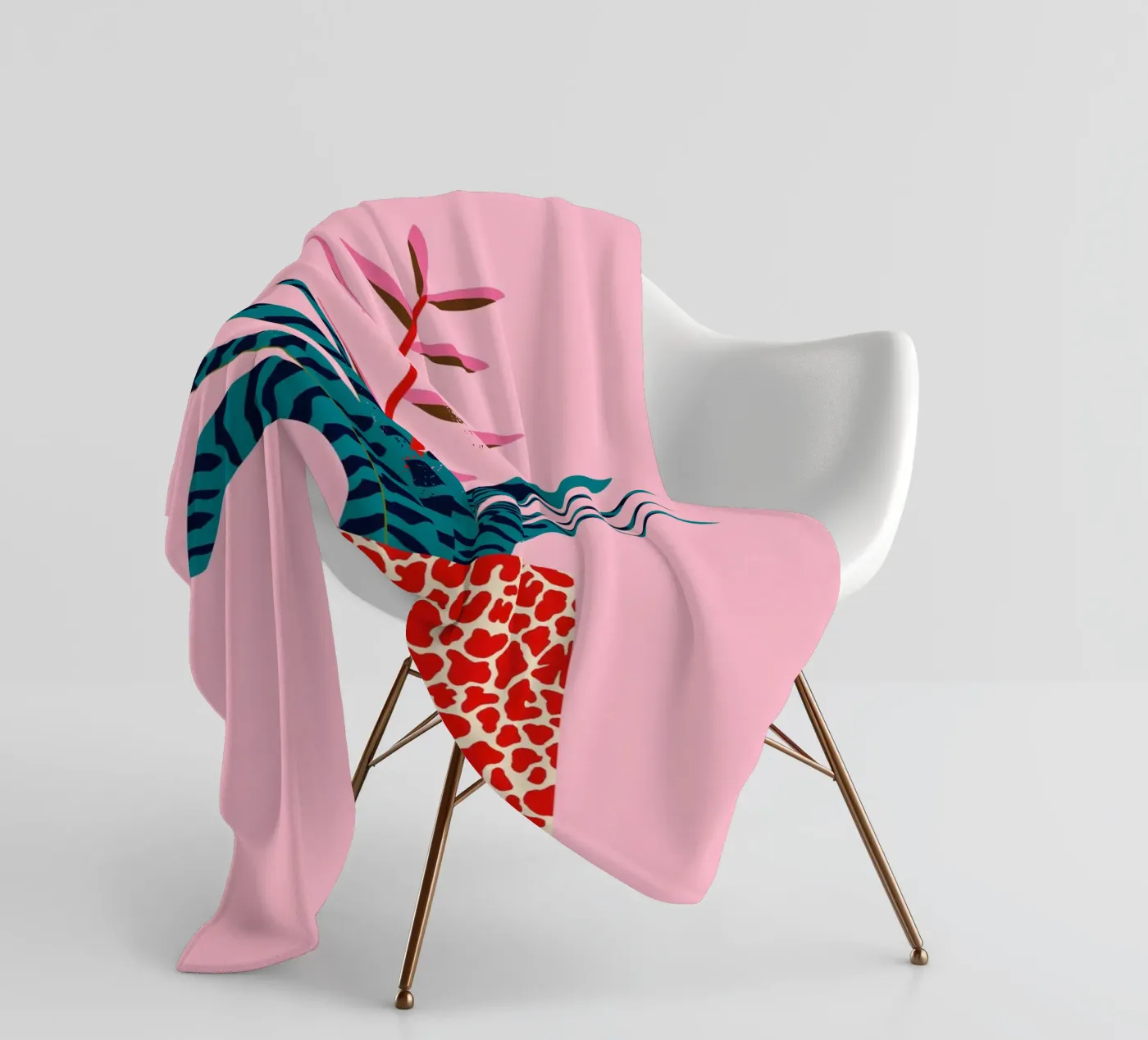 Bromeliade coperta in pile da Asha Designs