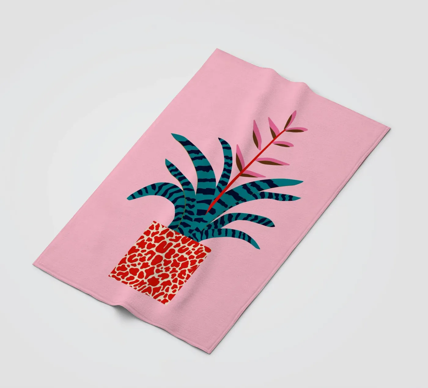 Bromeliade coperta in pile da Asha Designs