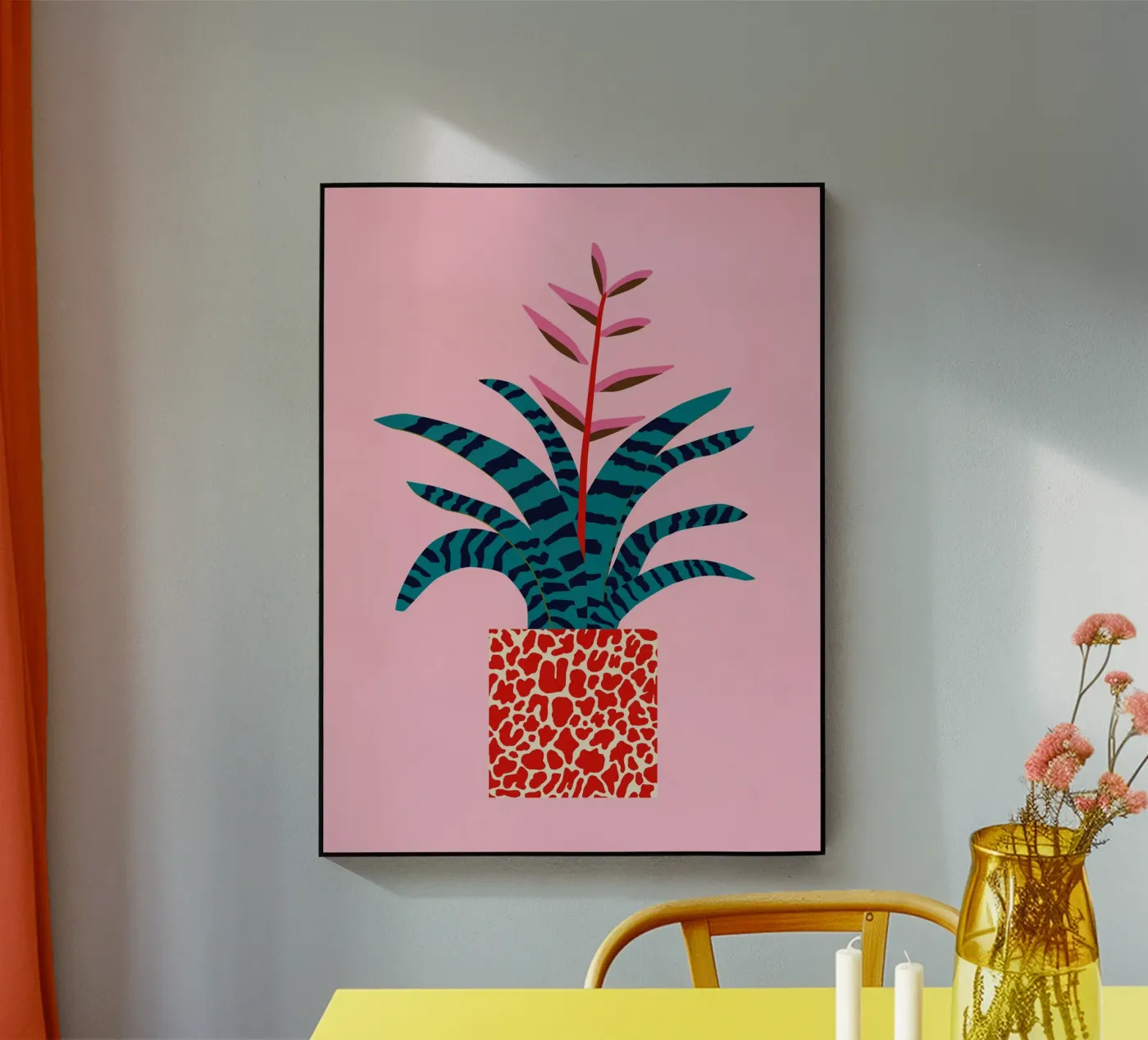 Bromeliade plexiglass da Asha Designs