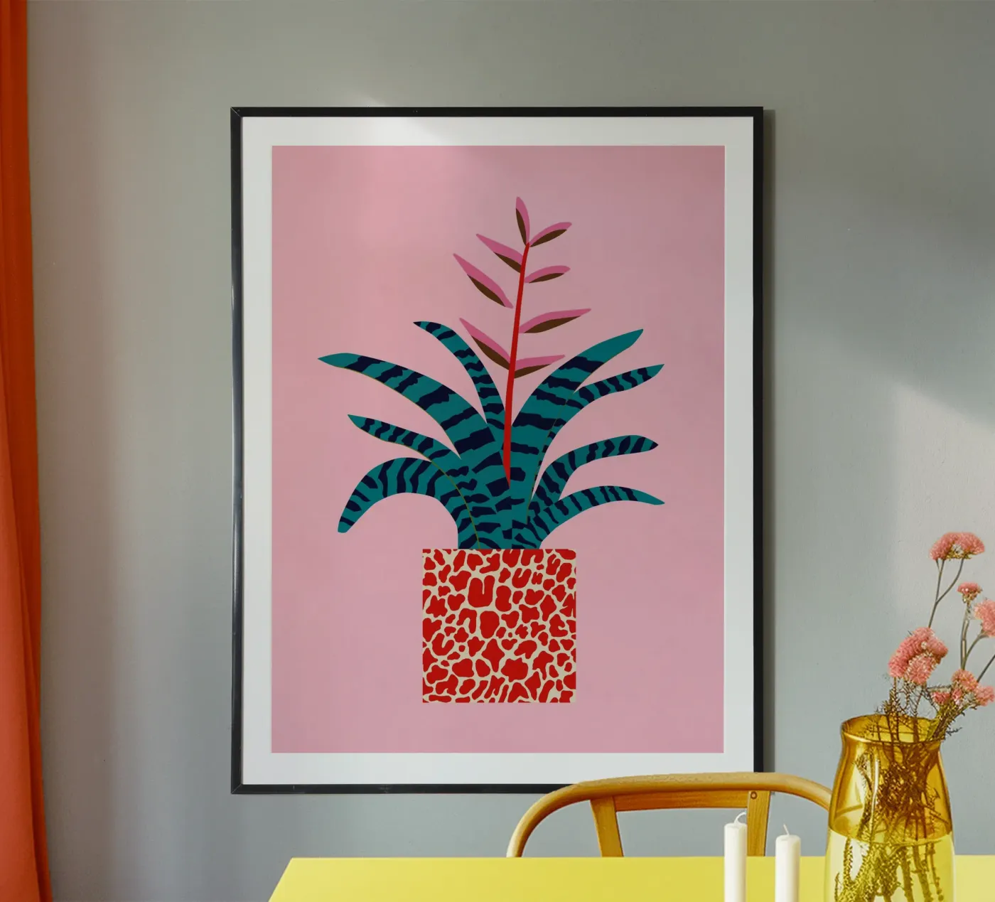 Bromeliade poster da Asha Designs
