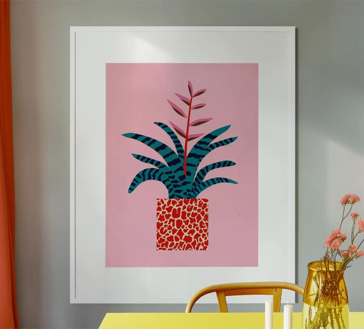 Bromeliade poster da Asha Designs