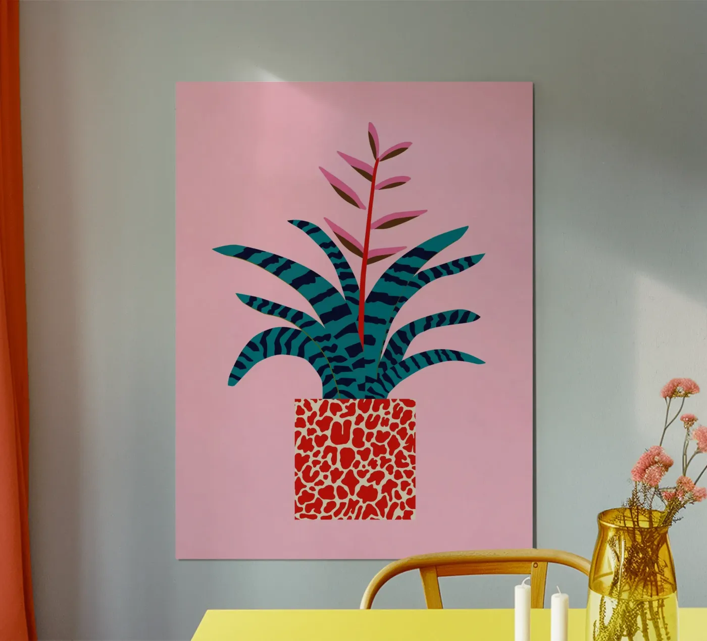 Bromeliade poster da Asha Designs
