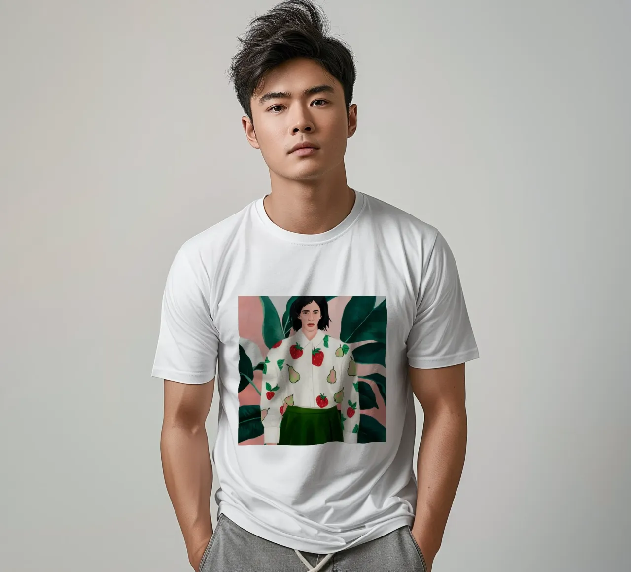 Chic Pear Sweater t-shirt by Obs Canvas