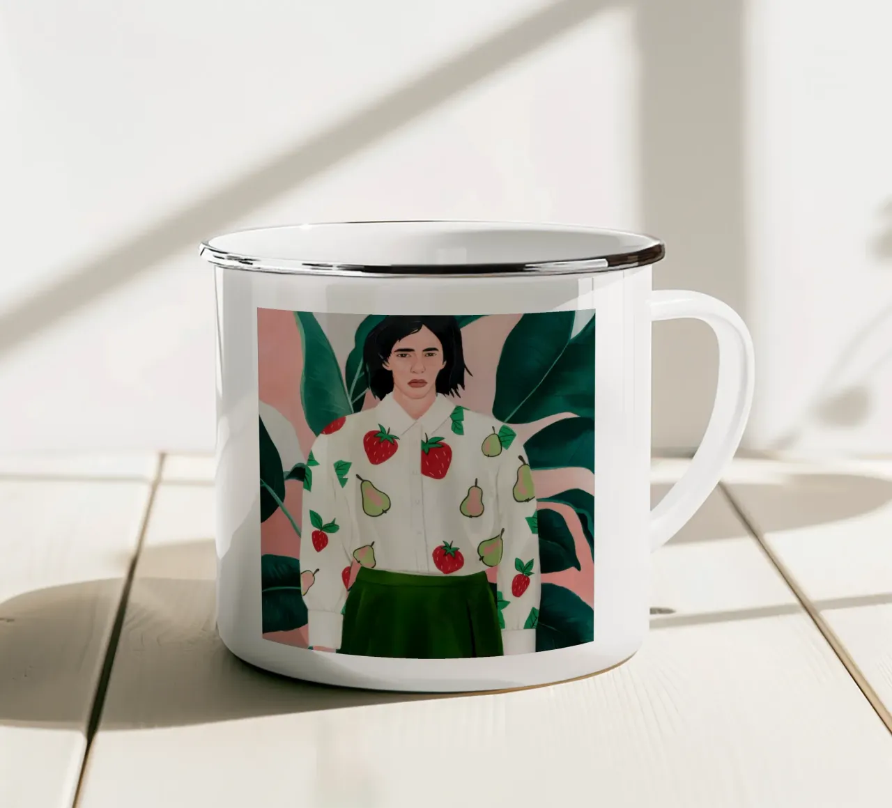 Maglione a pera chic tazza in smalto da Obs Canvas