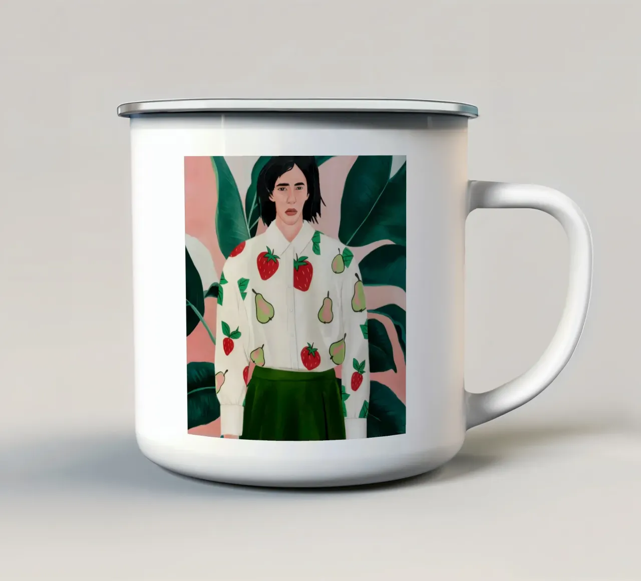 Maglione a pera chic tazza in smalto da Obs Canvas