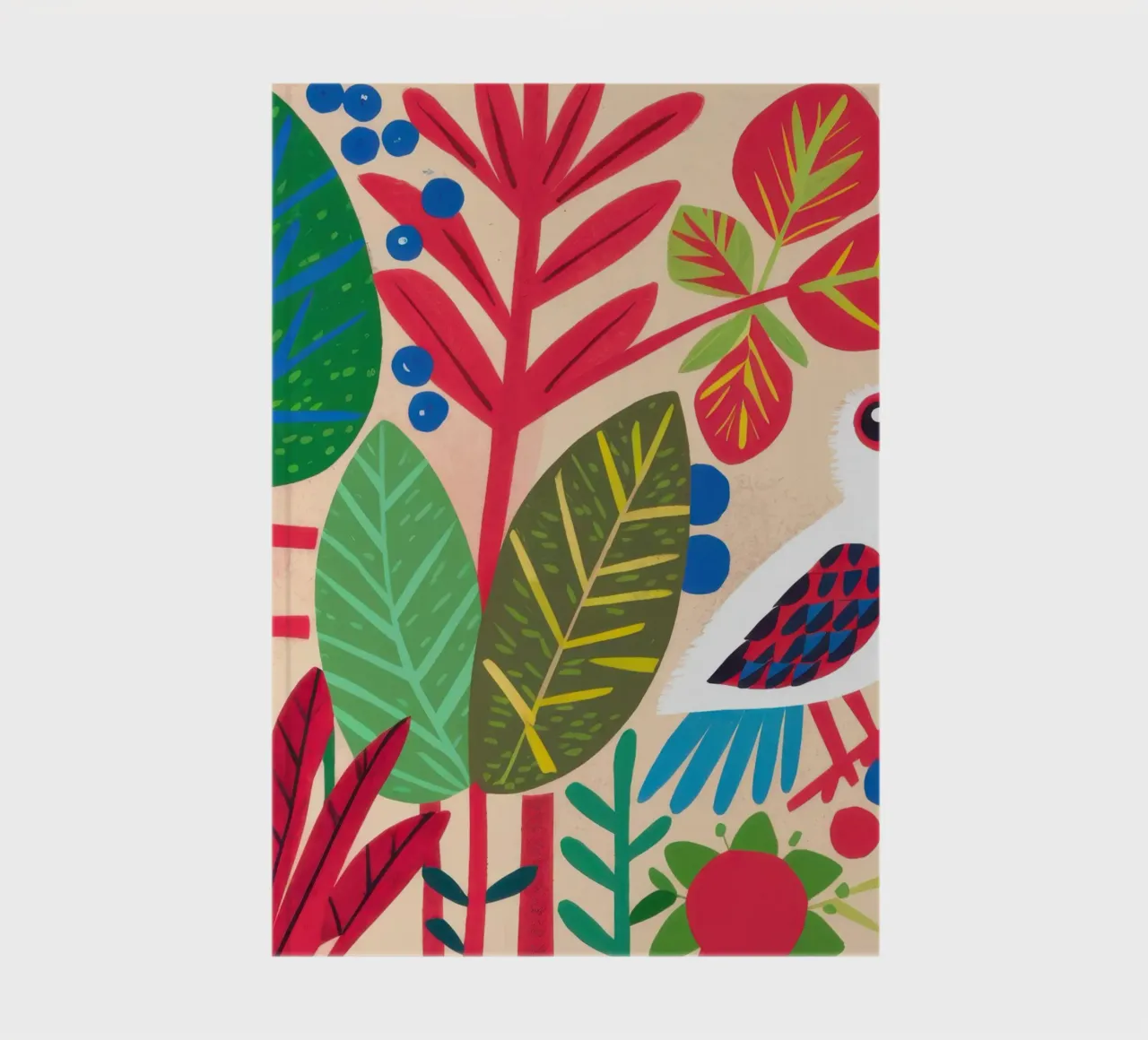 Folk Art Aviary notebook by Thistle Bloom