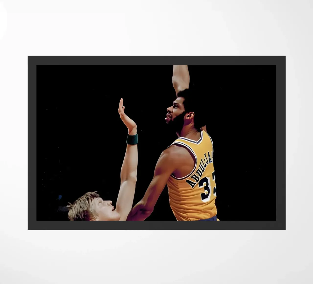 Kareem Abdul Jabbar zerbino da Low poly art