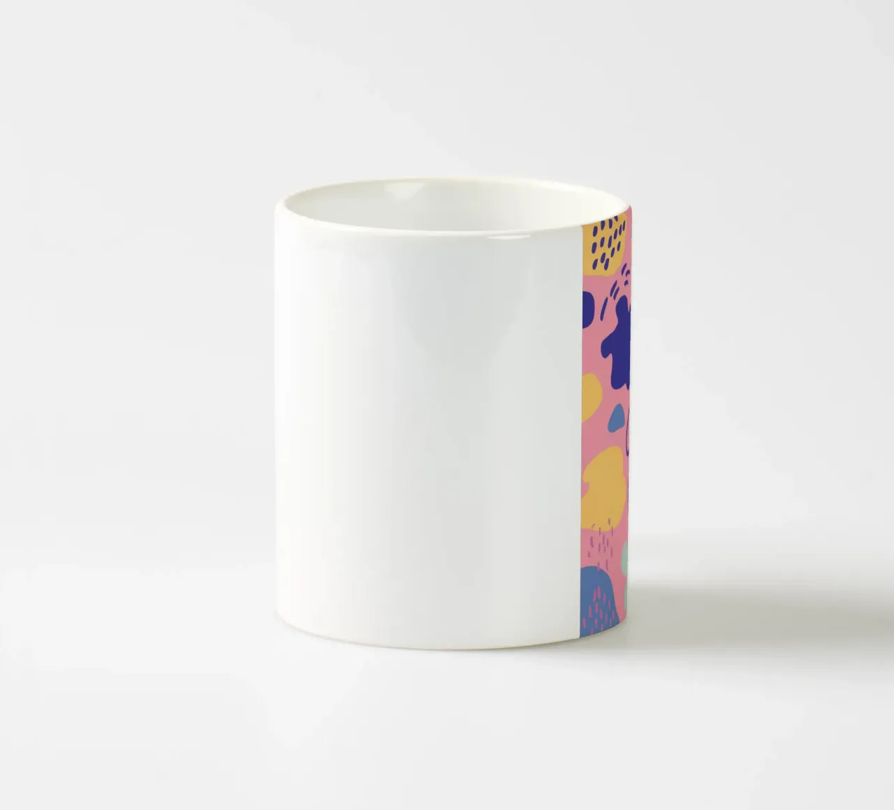 Playful Doodle Landscape ceramic mug by Thistle Bloom