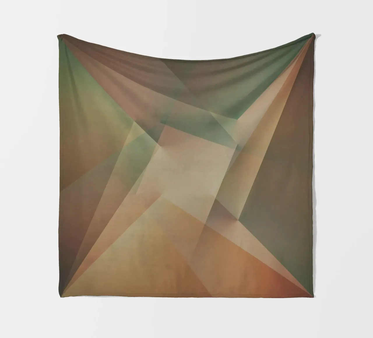 Geometria astratta n. 2 coperta in pile da Metron