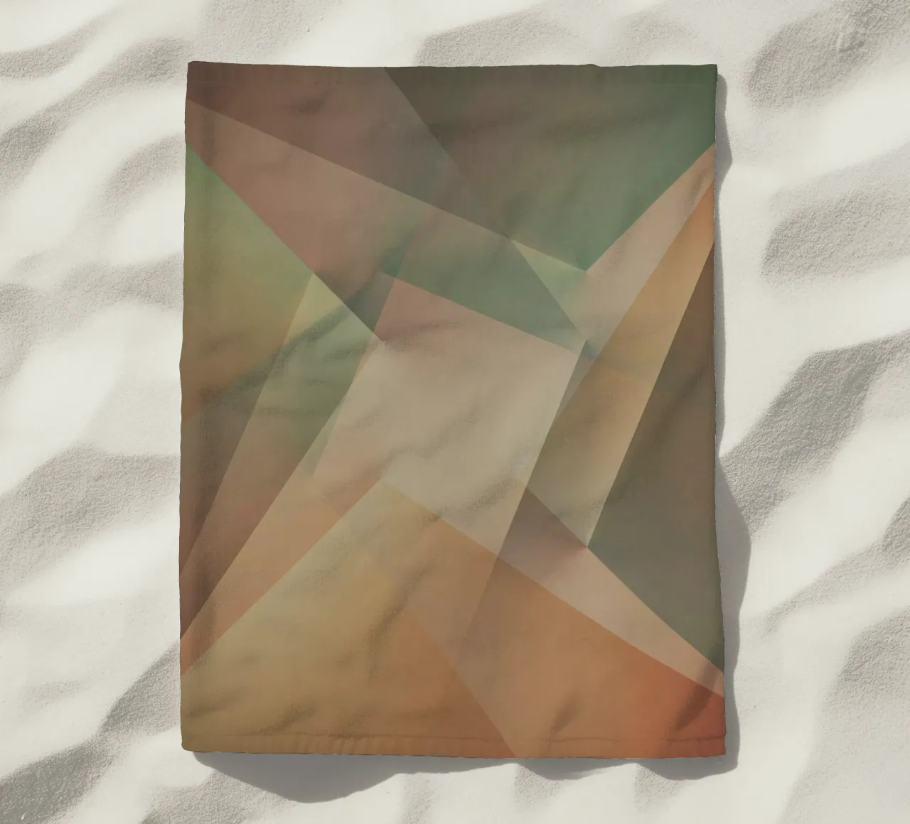 Abstract Geometry No. 2 beach towel by Metron