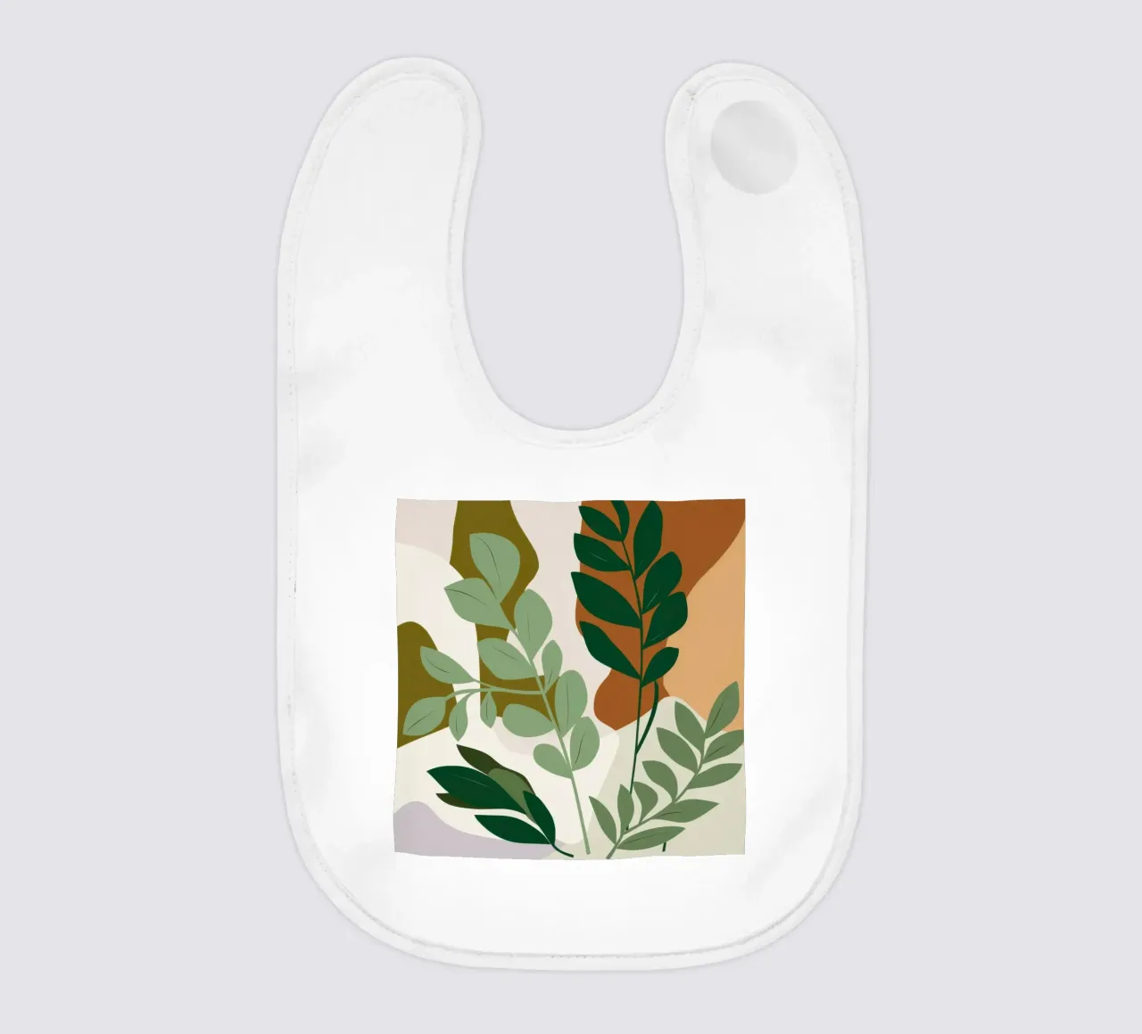 Studio botanico verdeggiante bavaglino da Trace Brush