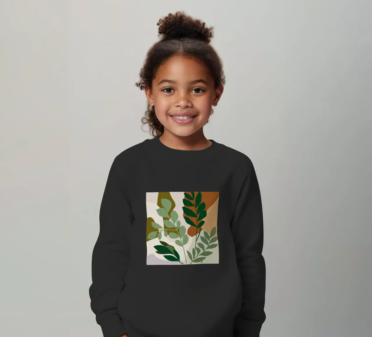 Studio botanico verdeggiante felpa bambino da Trace Brush