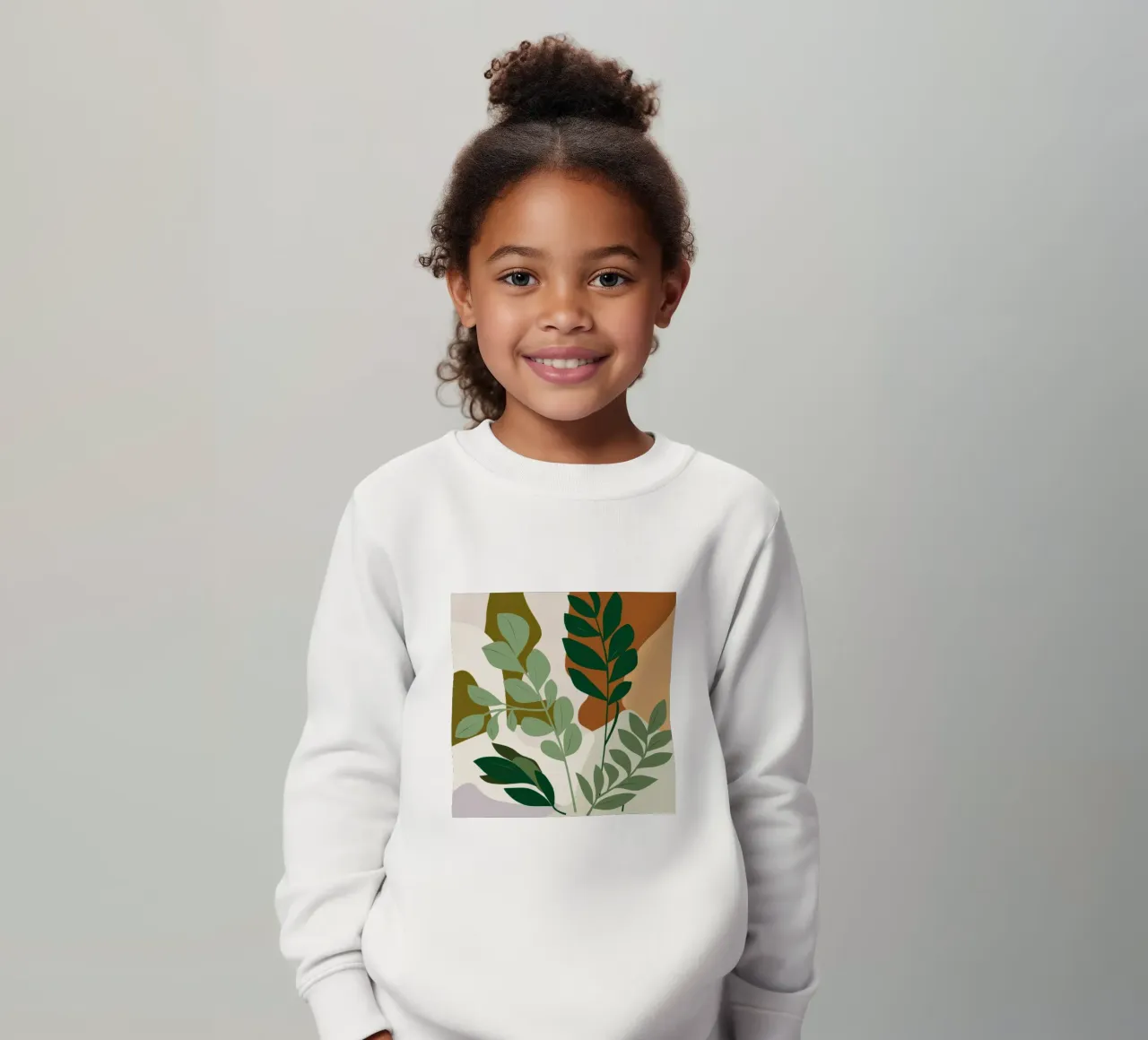Studio botanico verdeggiante felpa bambino da Trace Brush
