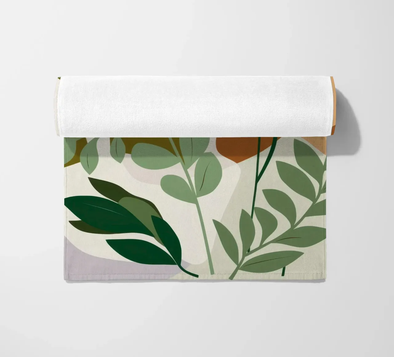 Studio botanico verdeggiante telo mare da Trace Brush