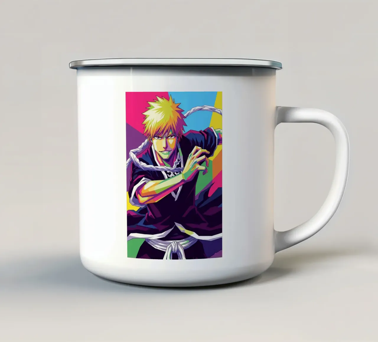 Bleach - Ichigo Kurosaki (1) tazza in smalto da Hantamrata