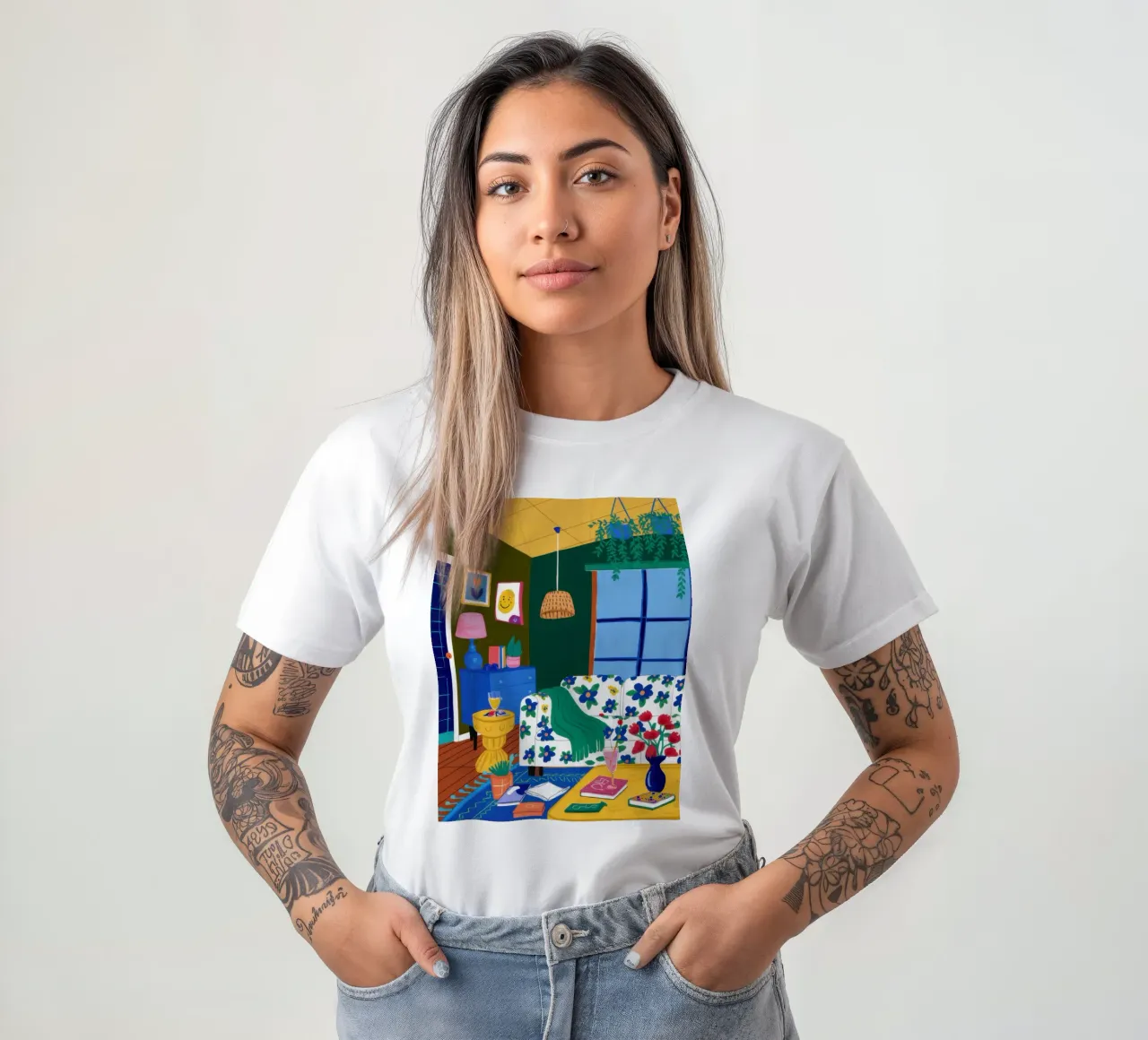 Lecture nocturne confortable t-shirt de Obs Canvas
