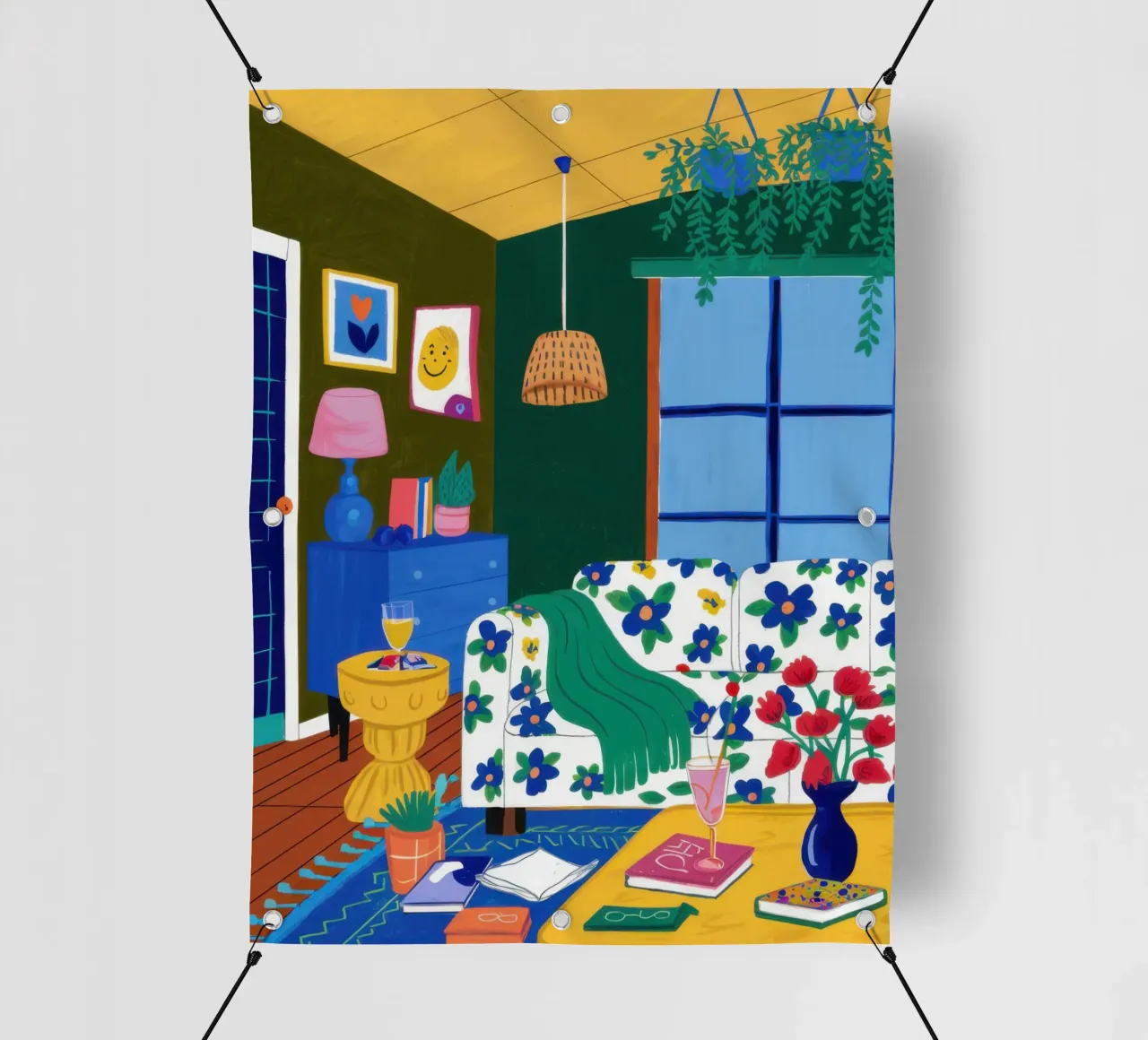 Lecture nocturne confortable bâche pvc de Obs Canvas
