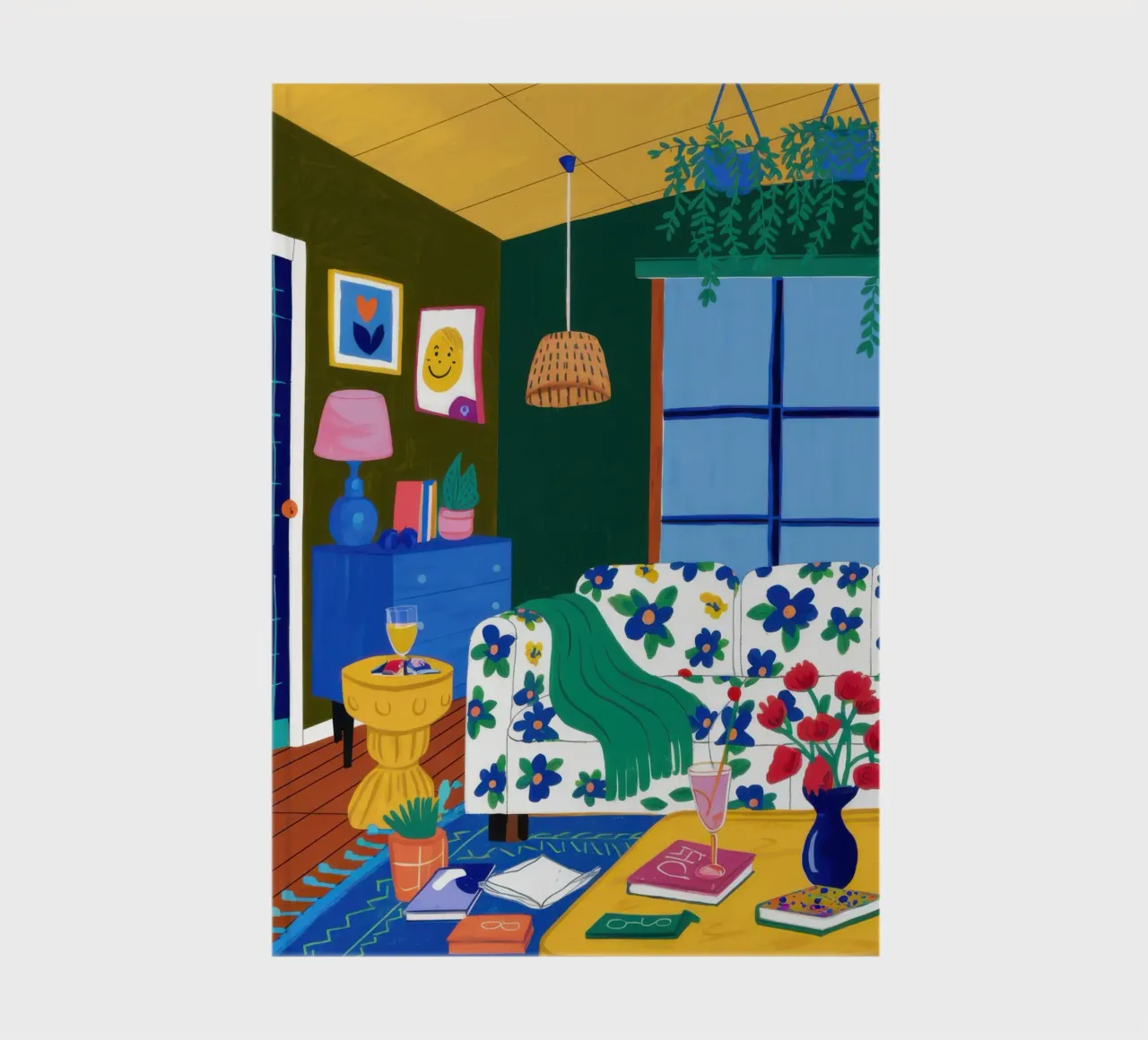 Gemütliche Lesenacht Notizbuch von Obs Canvas