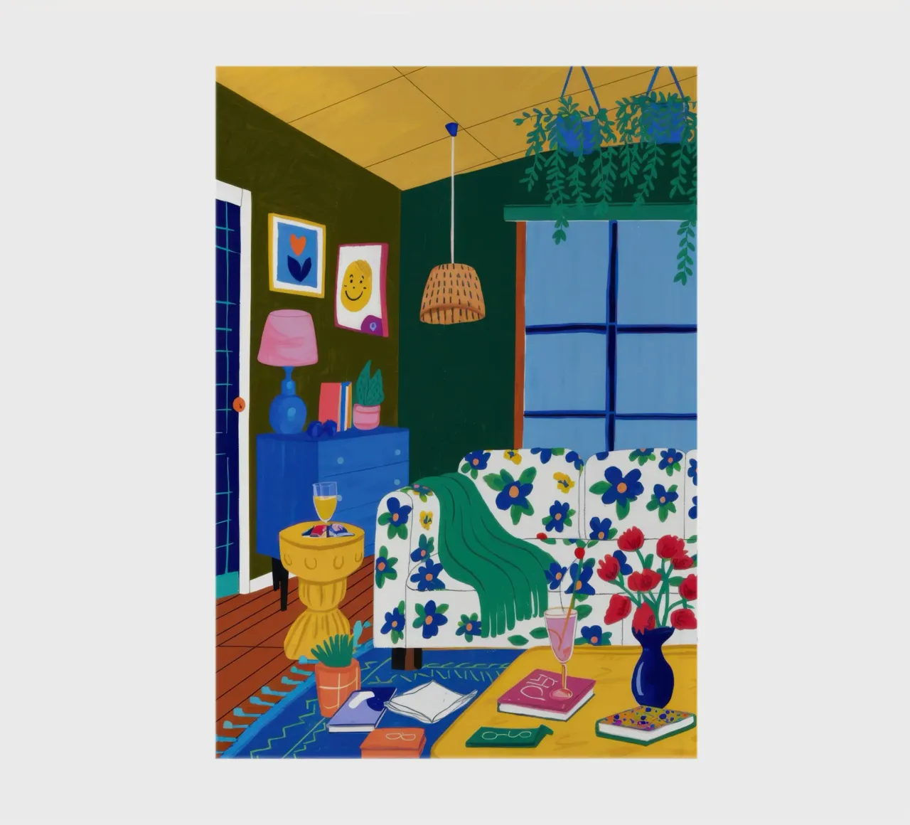 Gemütliche Lesenacht Notizbuch von Obs Canvas