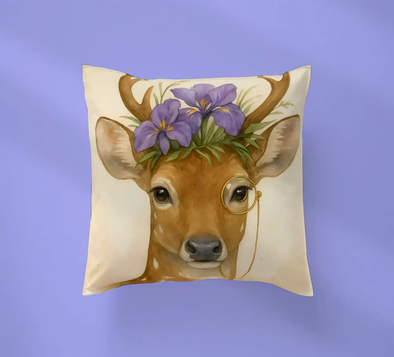 Iris Grace: L'aristocratica del bosco cuscino da Graceful Desine