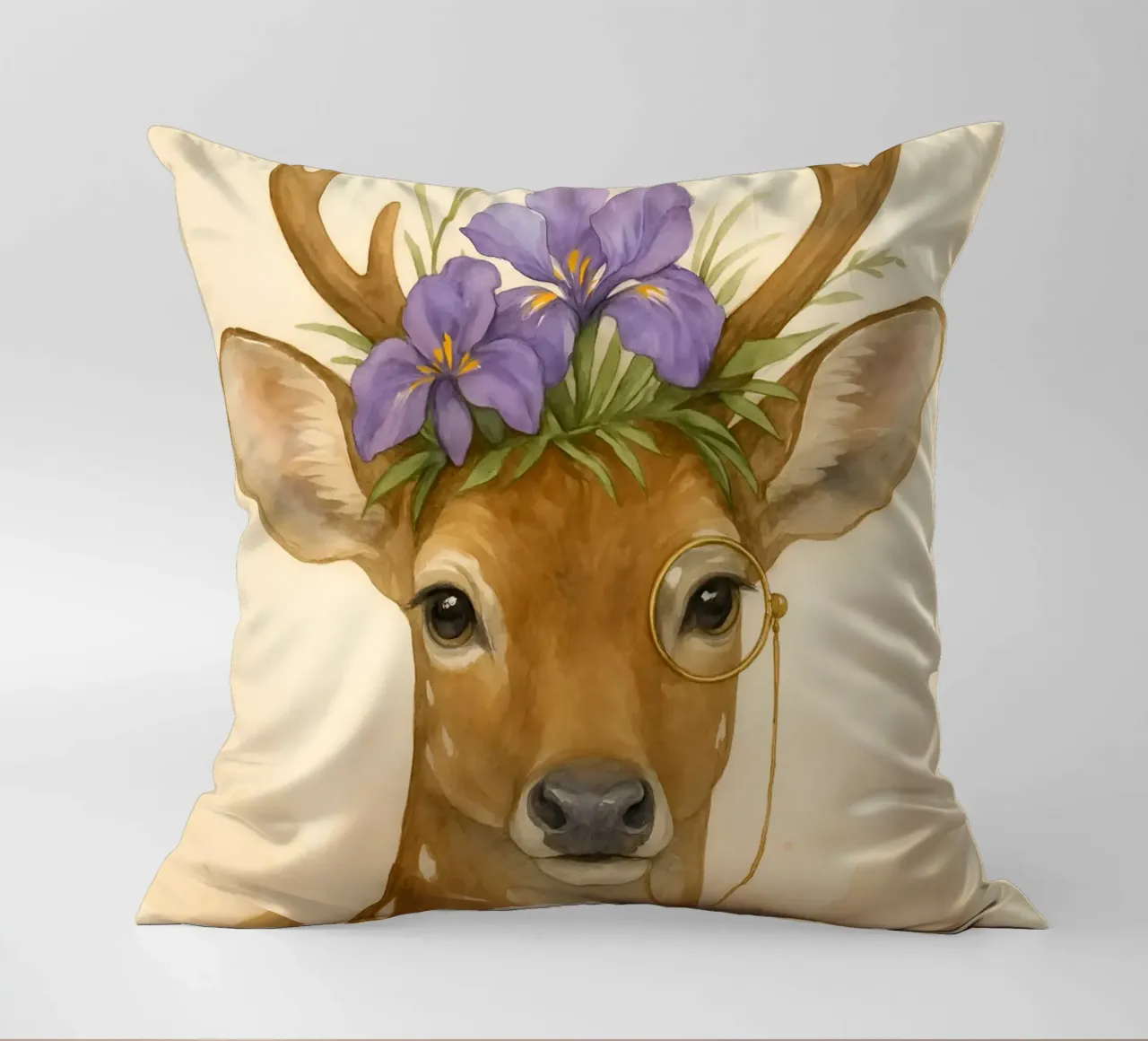 Iris Grace: L'aristocratica del bosco cuscino da Graceful Desine