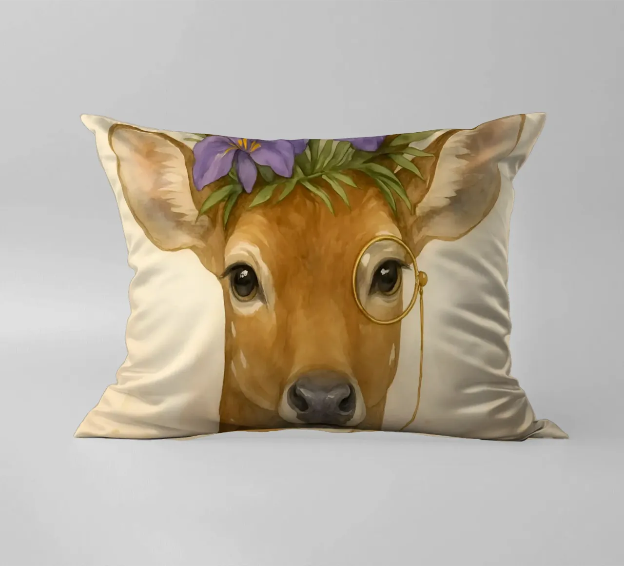 Iris Grace: L'aristocratica del bosco cuscino da Graceful Desine