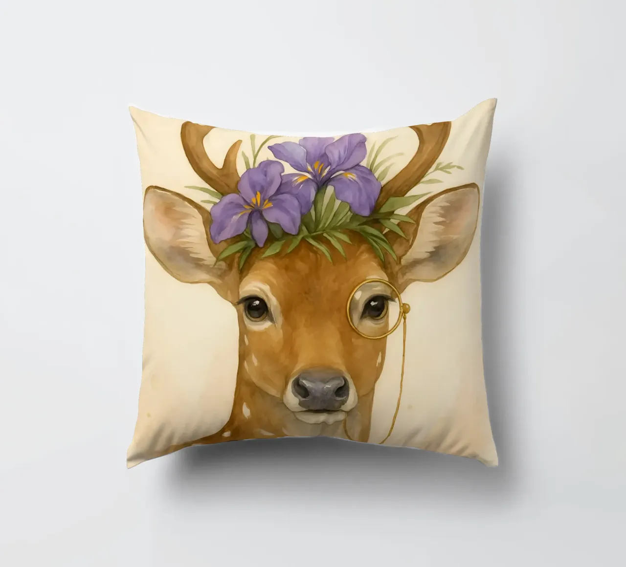 Iris Grace: L'aristocratica del bosco cuscino da Graceful Desine