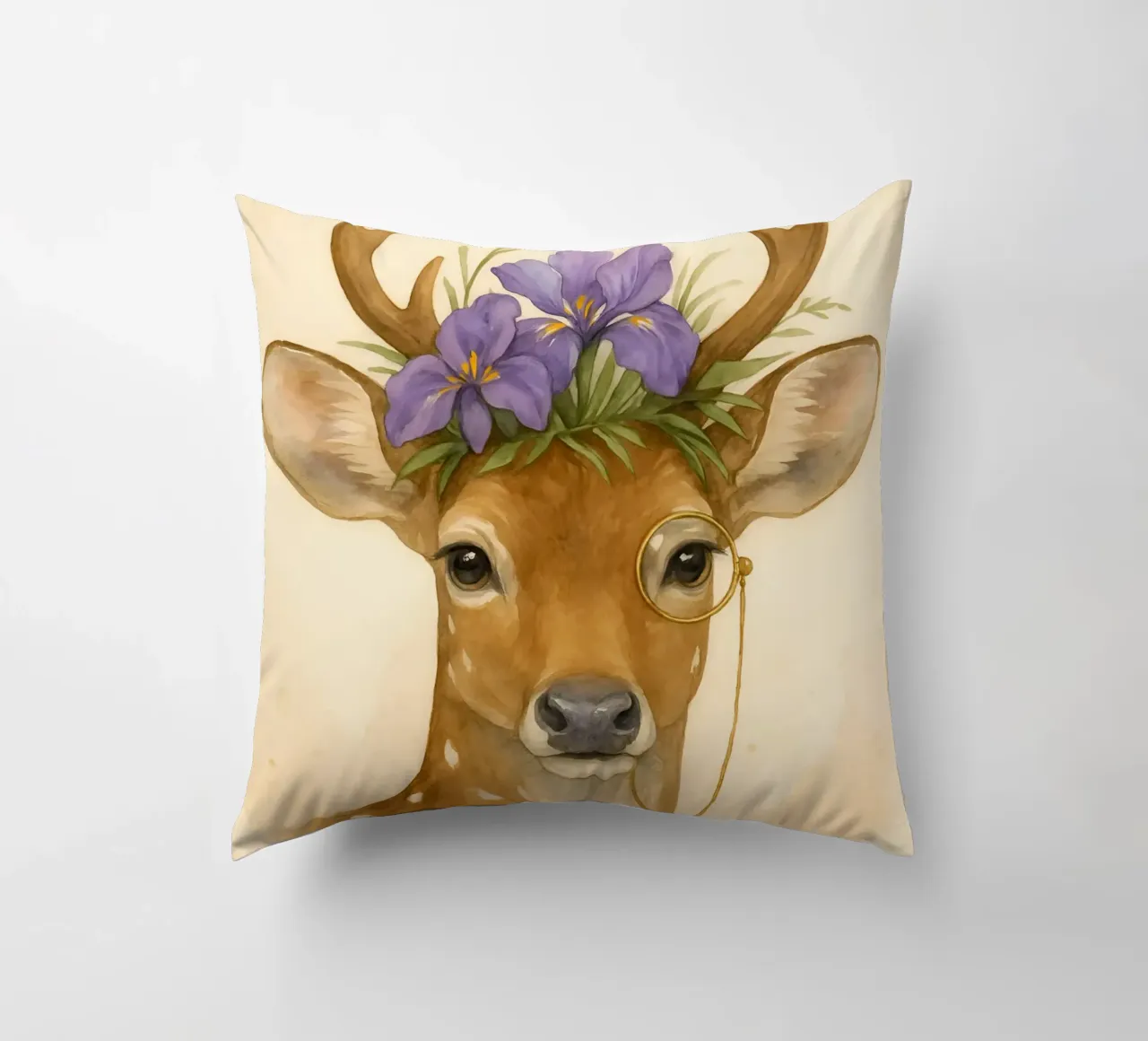 Iris Grace: L'aristocratica del bosco cuscino da Graceful Desine
