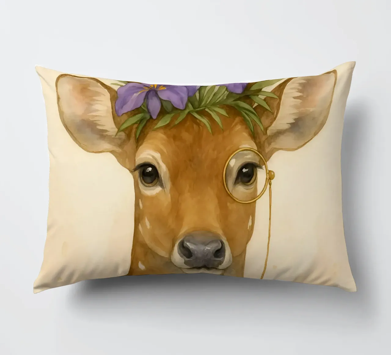 Iris Grace: L'aristocratica del bosco cuscino da Graceful Desine