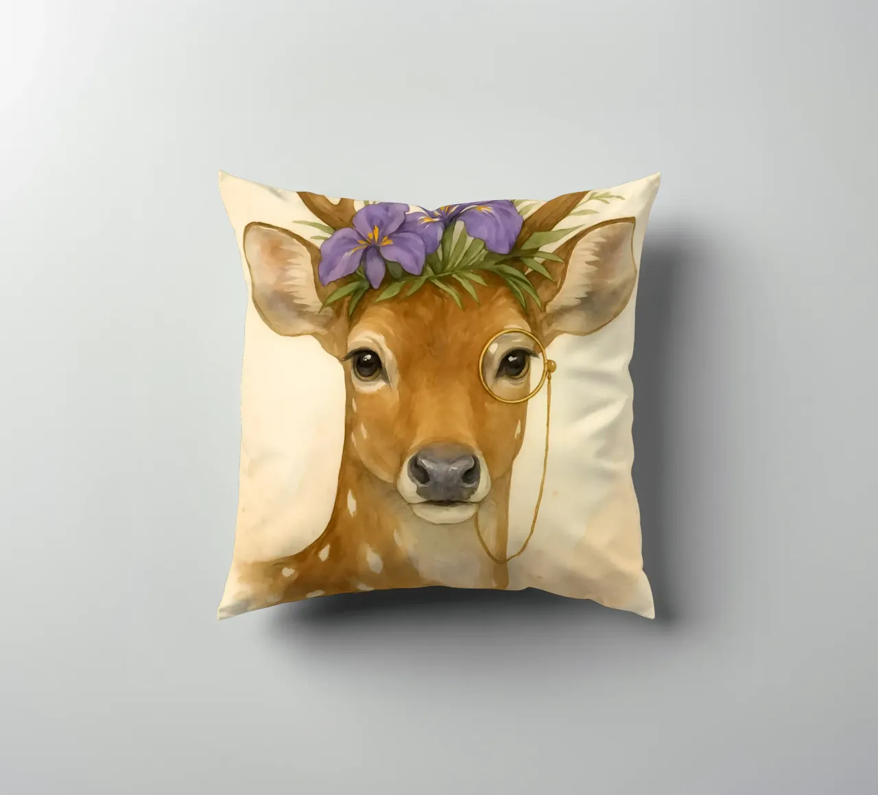 Iris Grace: L'aristocratica del bosco cuscino da Graceful Desine