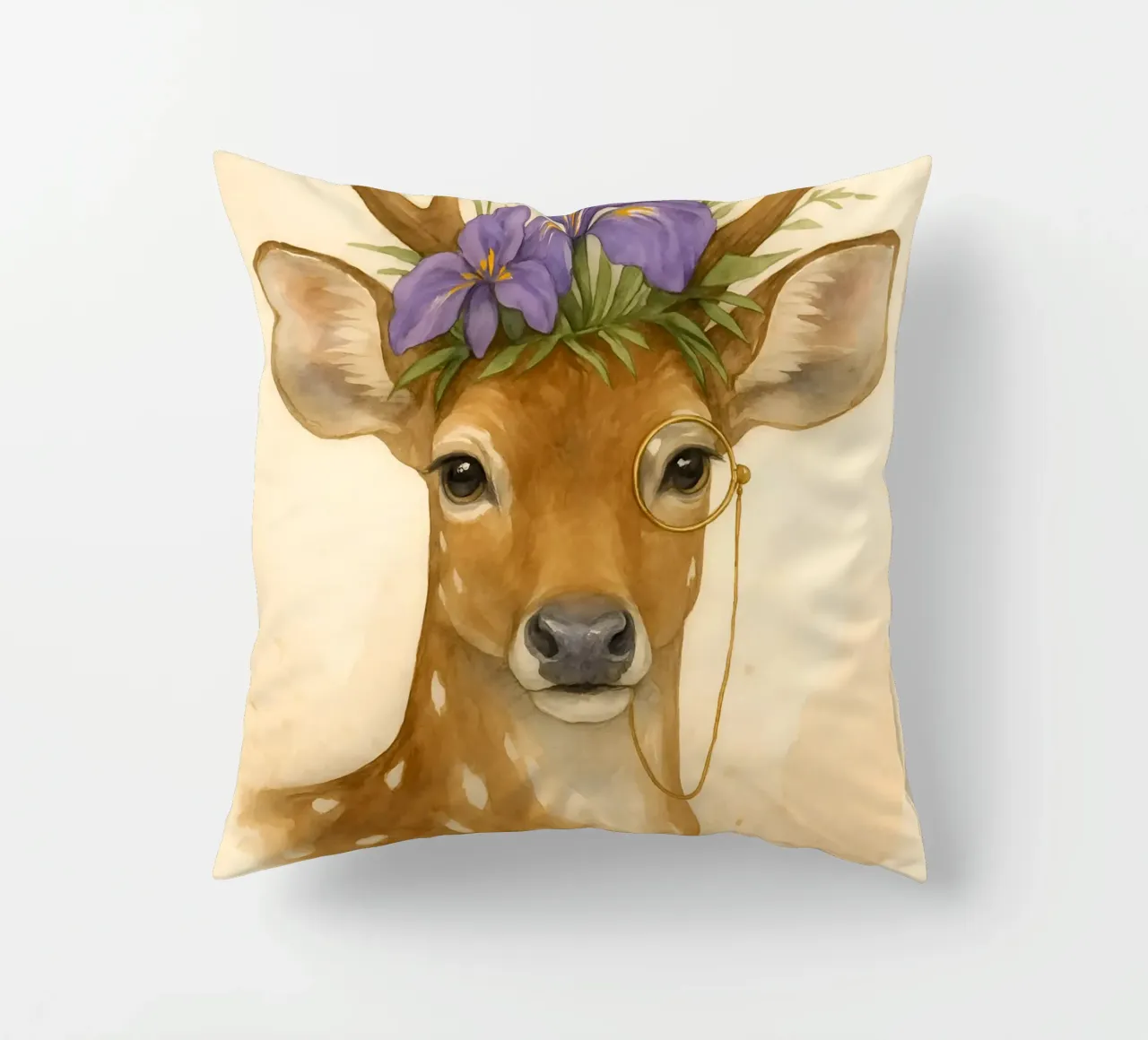 Iris Grace: L'aristocratica del bosco cuscino da Graceful Desine
