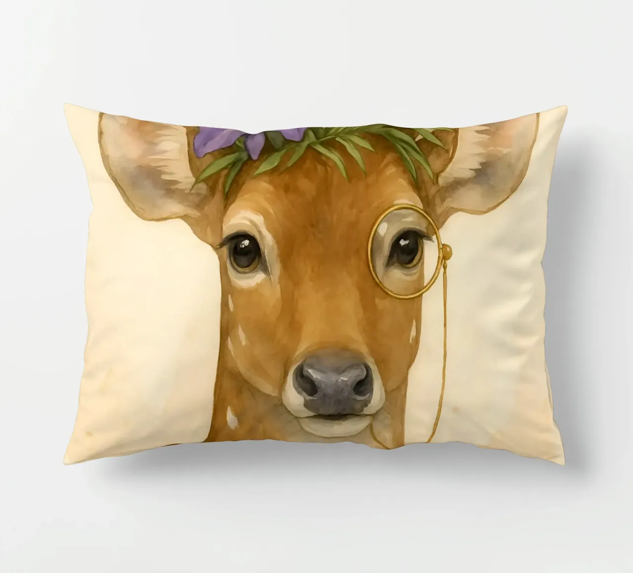 Iris Grace: L'aristocratica del bosco cuscino da Graceful Desine