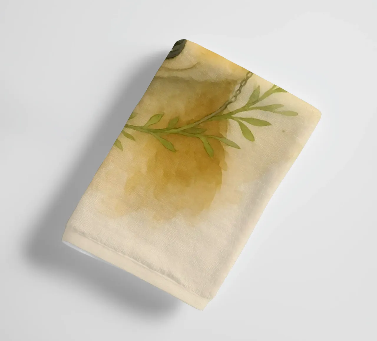 Golden Whimsy: The Sunflower Fawn towel by Graceful Desine