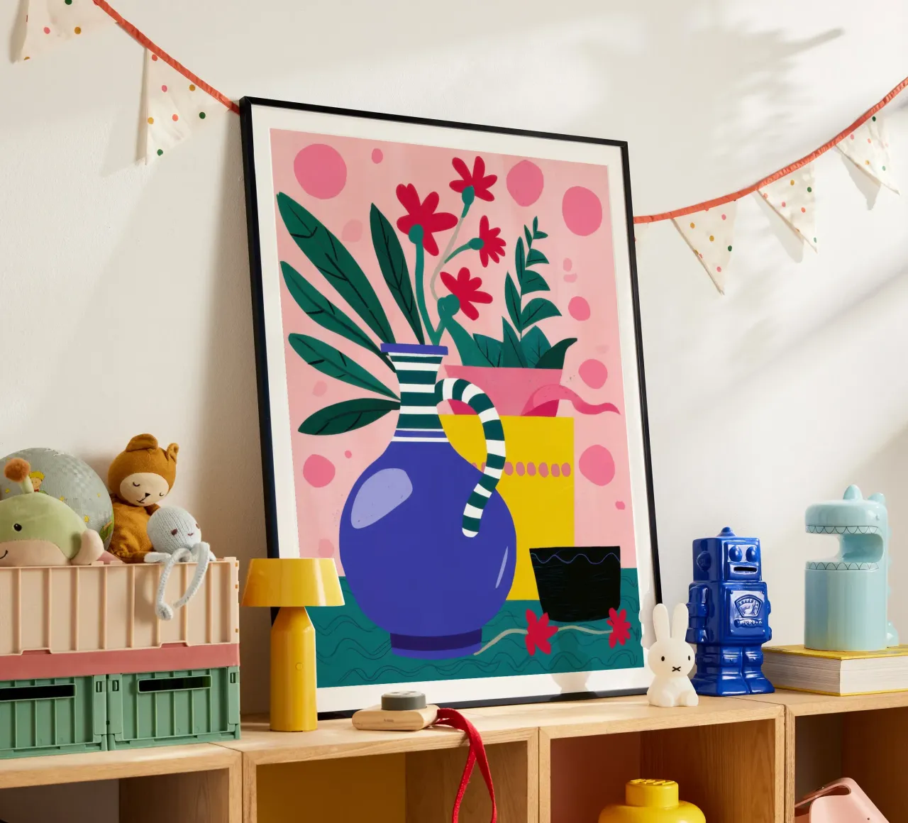 Bodegón con jarrón de colores hahnemühle de Selene Shade